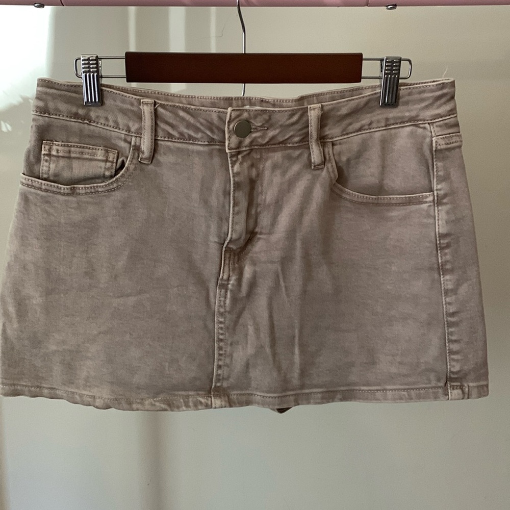 Windsor Gray Cargo Pencil Skorts Mini